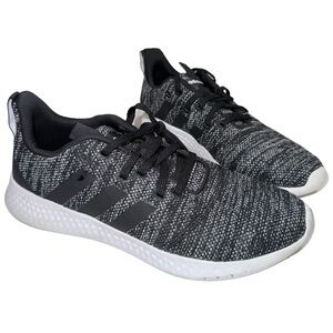 ADIDAS Cloudfoam Super Sneakers Women's Size 9.5 Running Shoes Black White